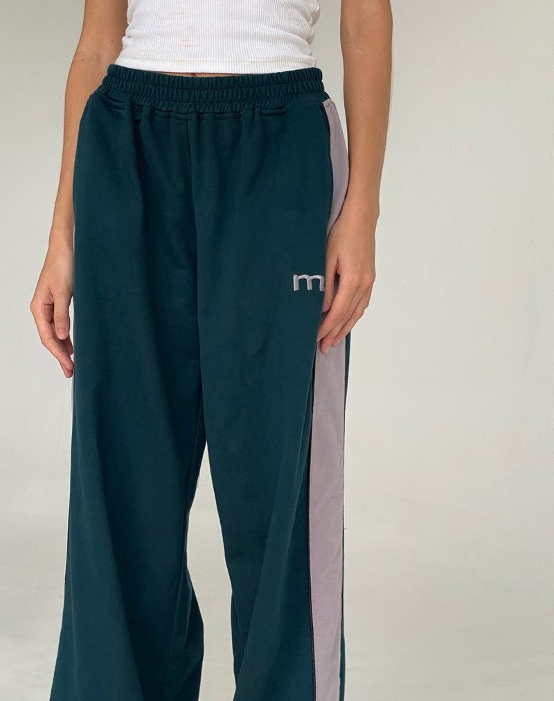 Pantaloni Jogger Motel Rocks Bedion Oversized Dama Verzi | JJP6953LM