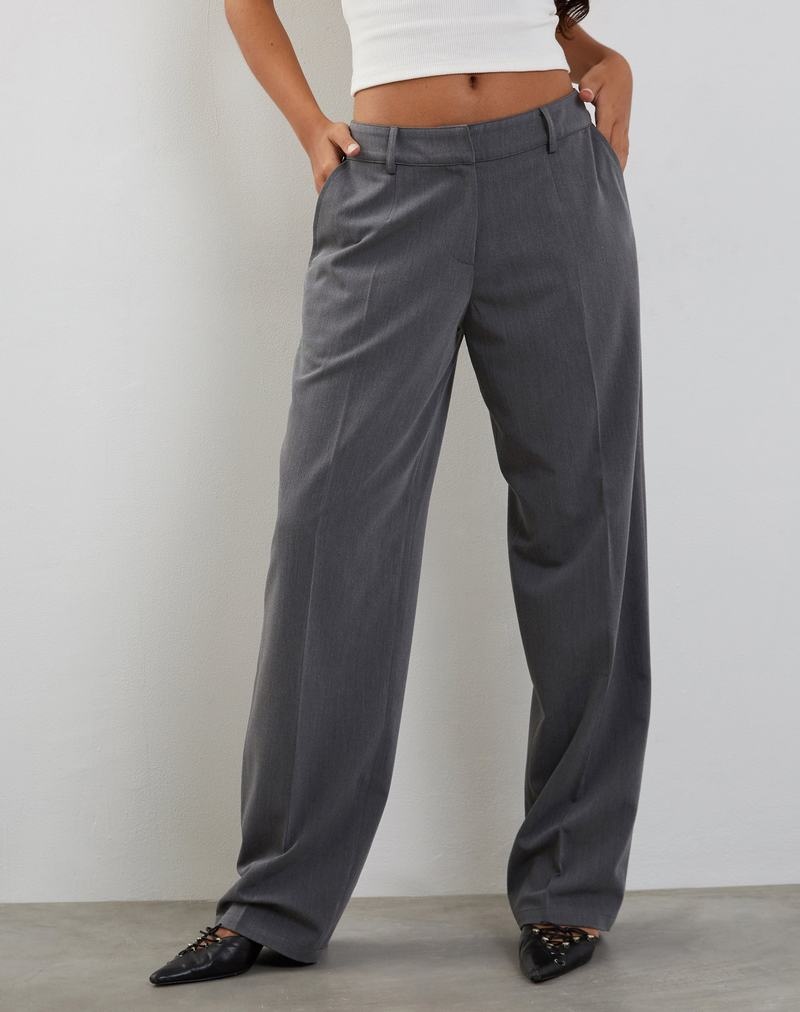 Pantaloni Motel Rocks Sirkia Low Rise Tailored Dama Gri | SUN2597UZ