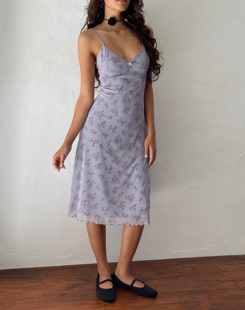 Rochie Midi Motel Rocks Rohaya Dama Violet | NMZ9470VV