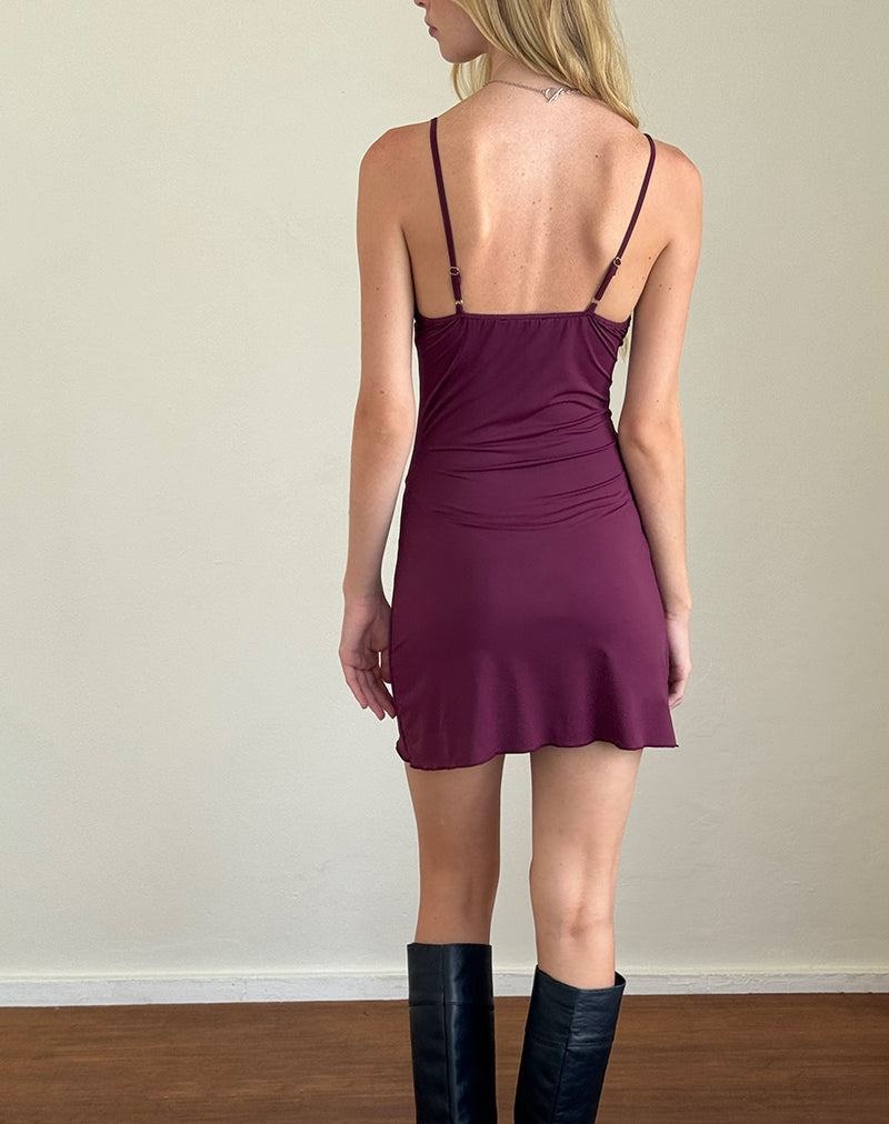 Rochie Mini Motel Rocks Britney Dama Violet | TVQ5442XA