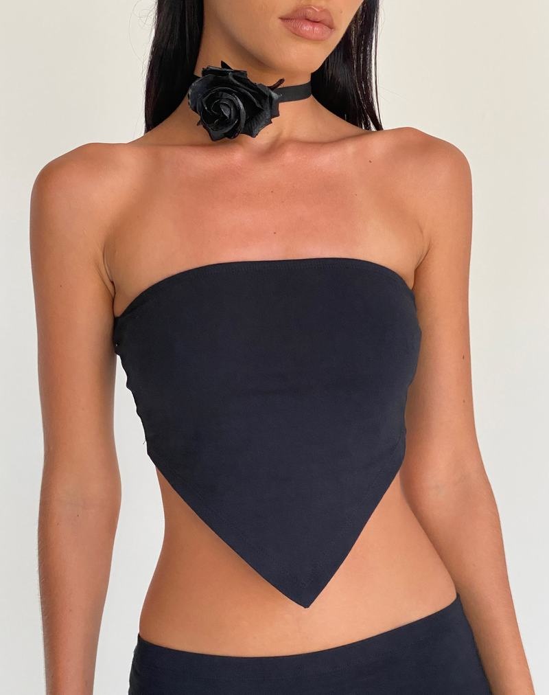 Sutien Bandeau Motel Rocks Ladshe Dama Negrii | DDW3249ZC